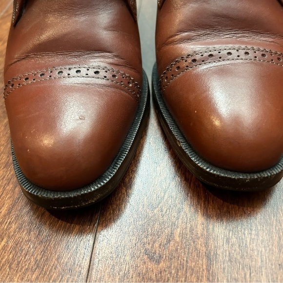 Bruno Magli Butter Soft Brown Leather Monk Strap Boots, Gold Hardware, Size 5.5 - Picture 6 of 16